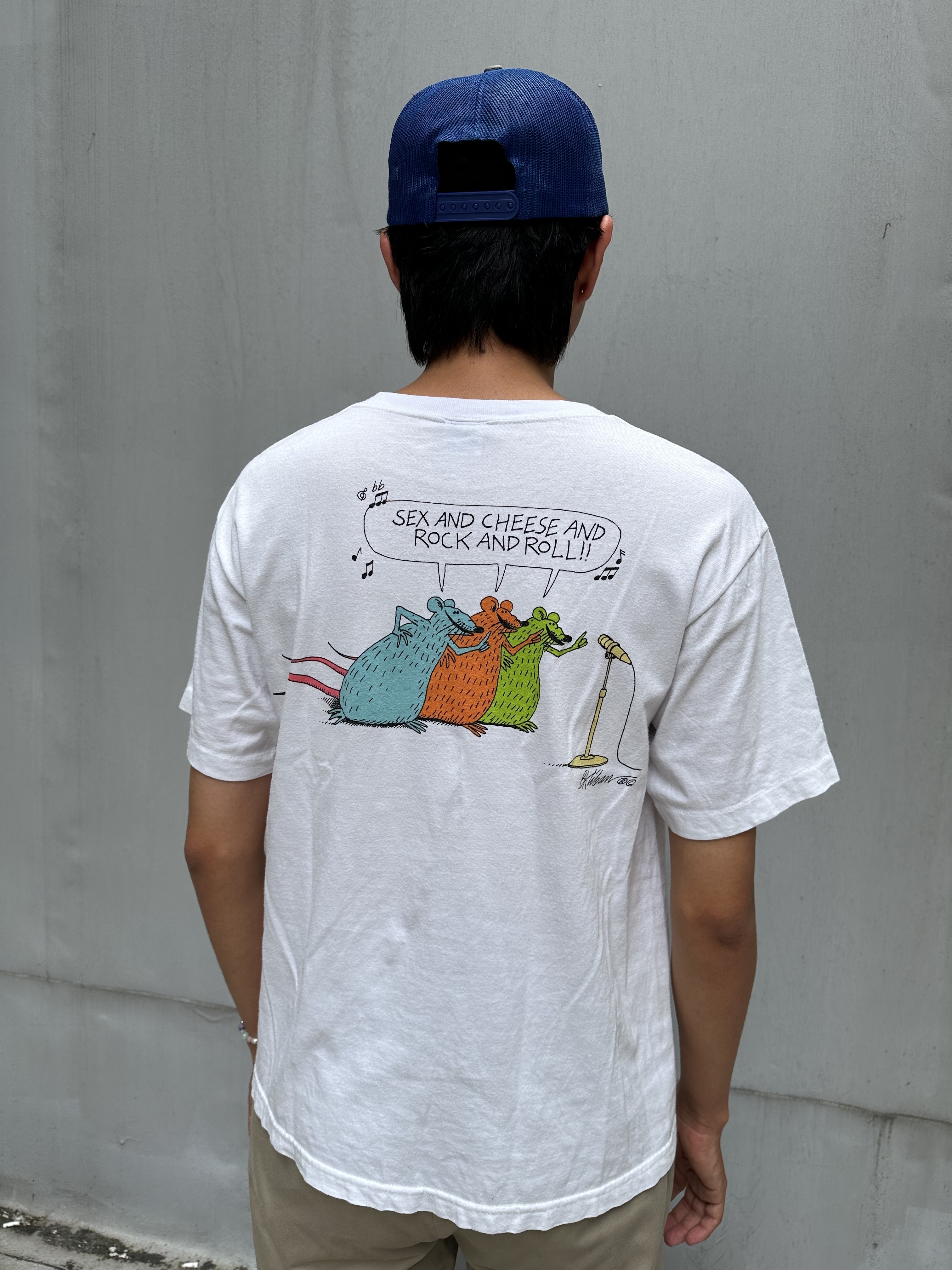 90s crazy shirt Kliban Cat Print Tee Made in USA