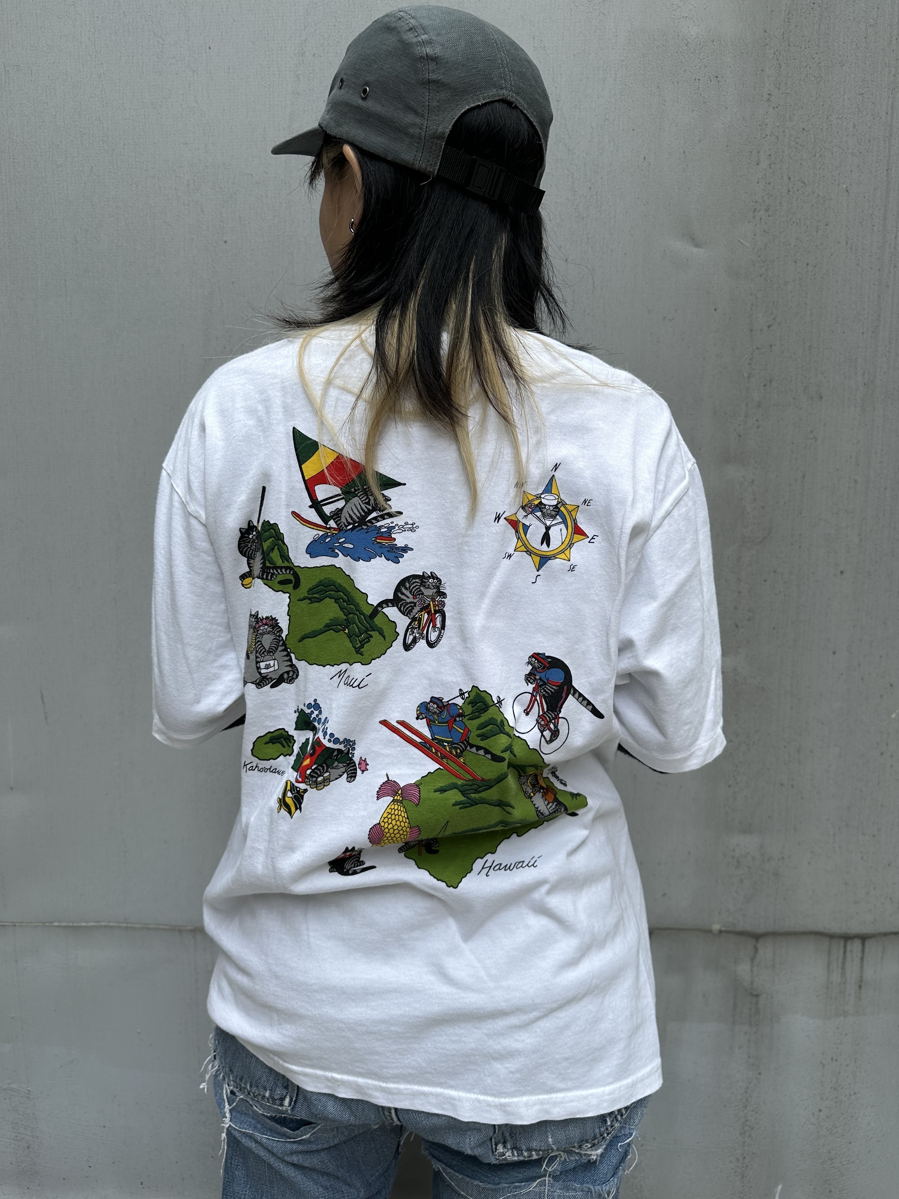 90s crazy shirt Kliban Cat Print Tee Made in USA