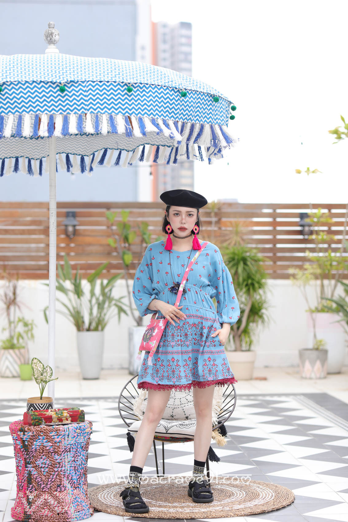 Macrame 中長裙 - M2596R (0308)