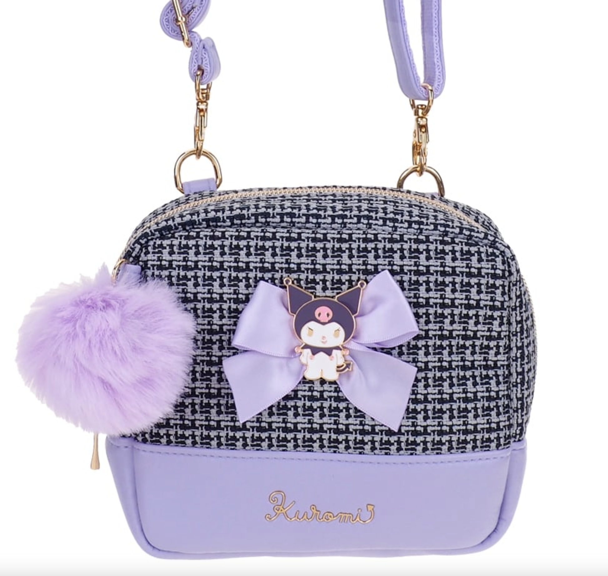 Sanrio 小香風 Collection- Kuromi有肩帶小袋 9-8443-1