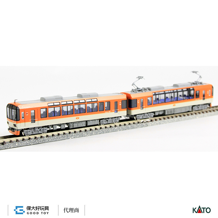 KATO 10-1472 電車 叡山電鐵 900系 Kirara (楓葉橙)