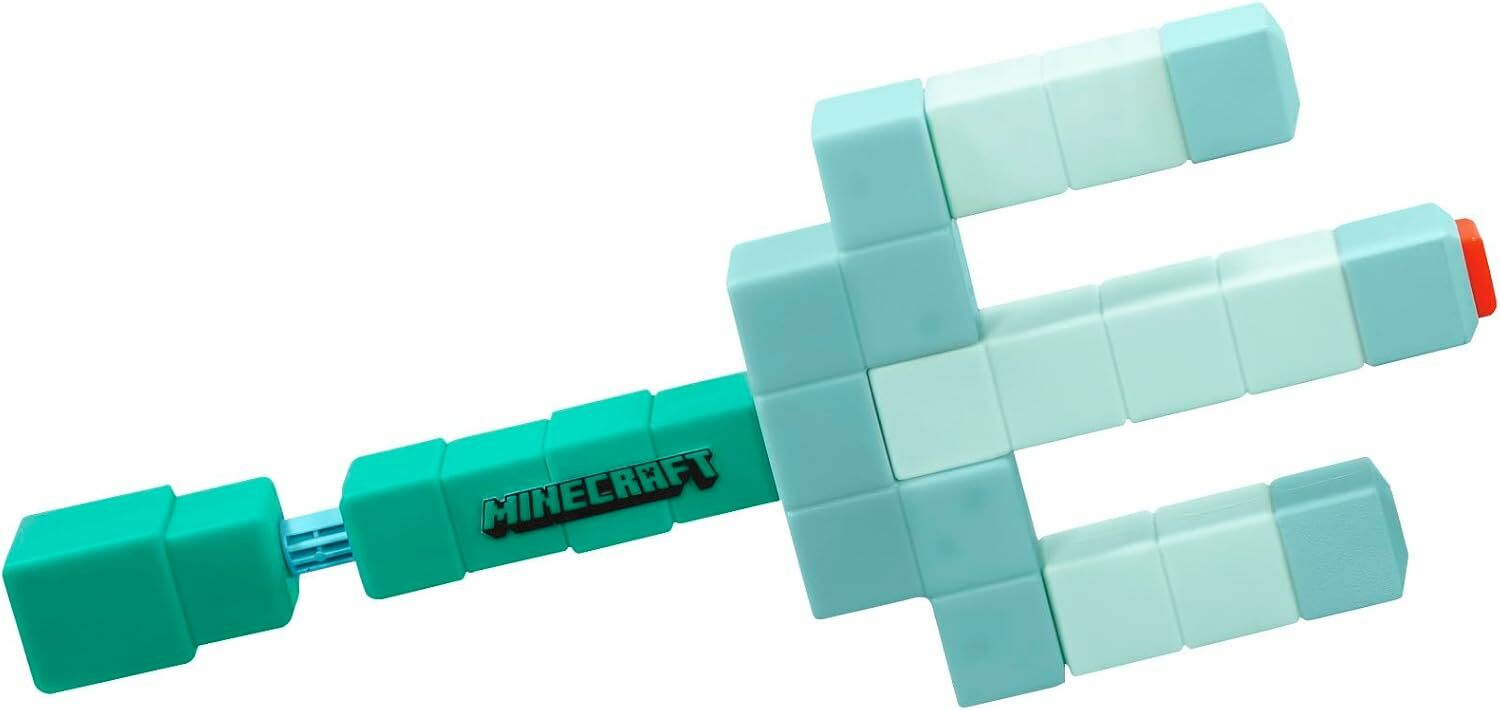 《 孩之寶 HASBRO 》 NERF 超威水槍 MINECRAFT 麥塊 三叉戟水槍
