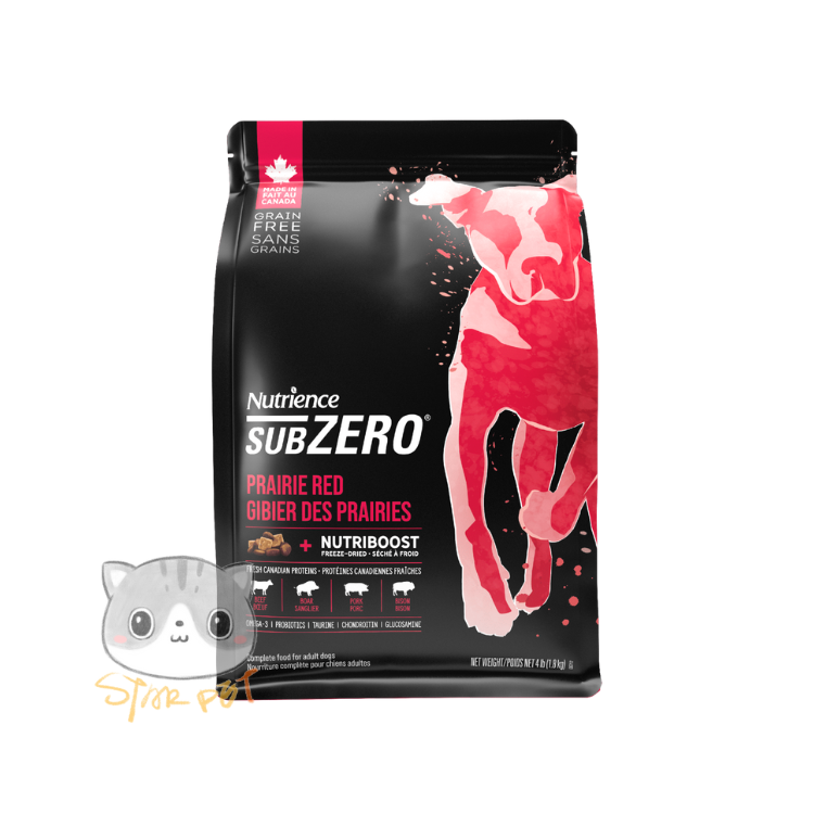 Nutrience SUBZERO Prairie Red Dog Formula 1.8kg (4lbs)