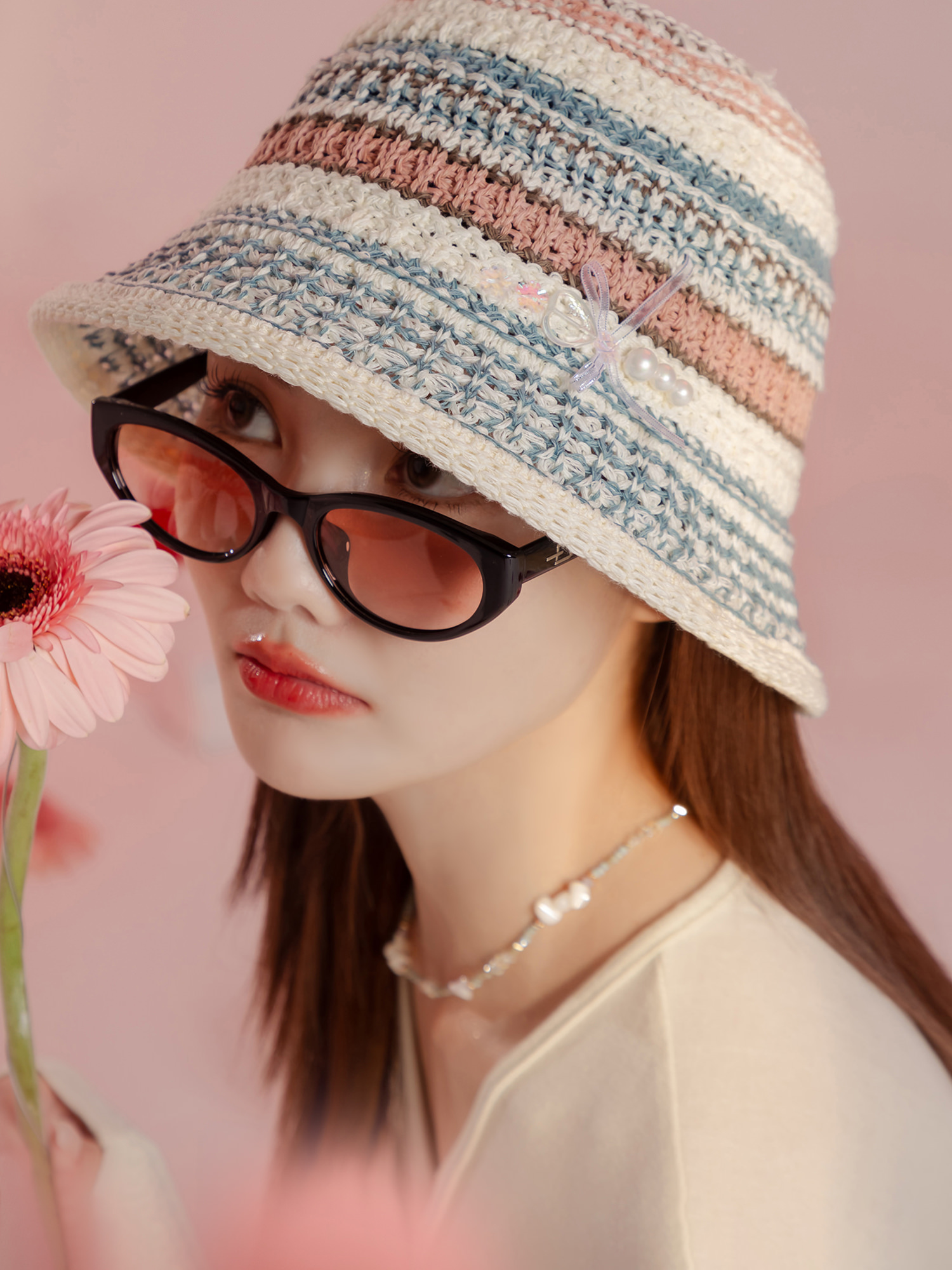 無人島生活。MUCHAT選品幾何漸層膠框墨鏡