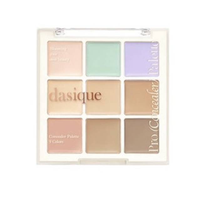 【 SALE ITEM has WATER DROP】- Nine Color Multi-Function Concealer Palette #01 9g 8809581533349