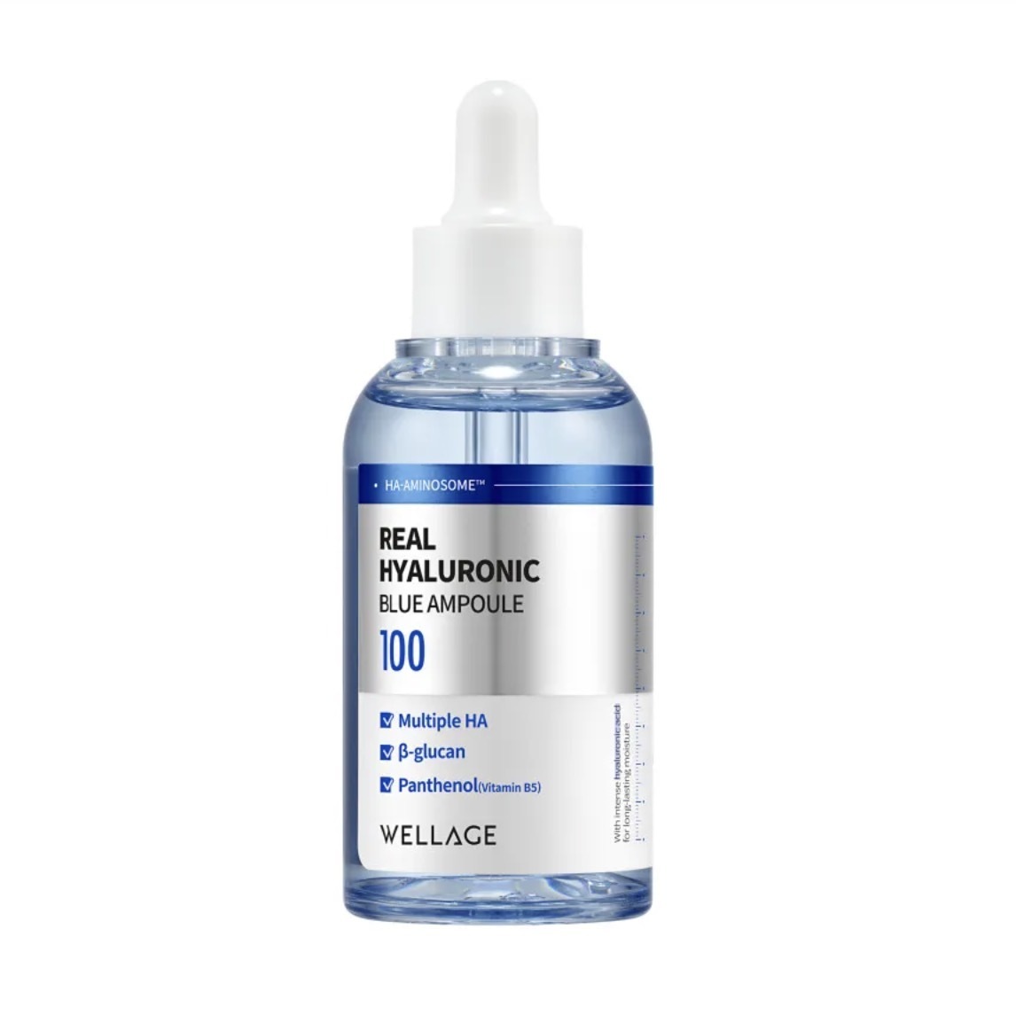 WELLAGE-REAL HYALURONIC BLUE AMPOULE 100 60ml8809619272714 EXP.2027.05.13
