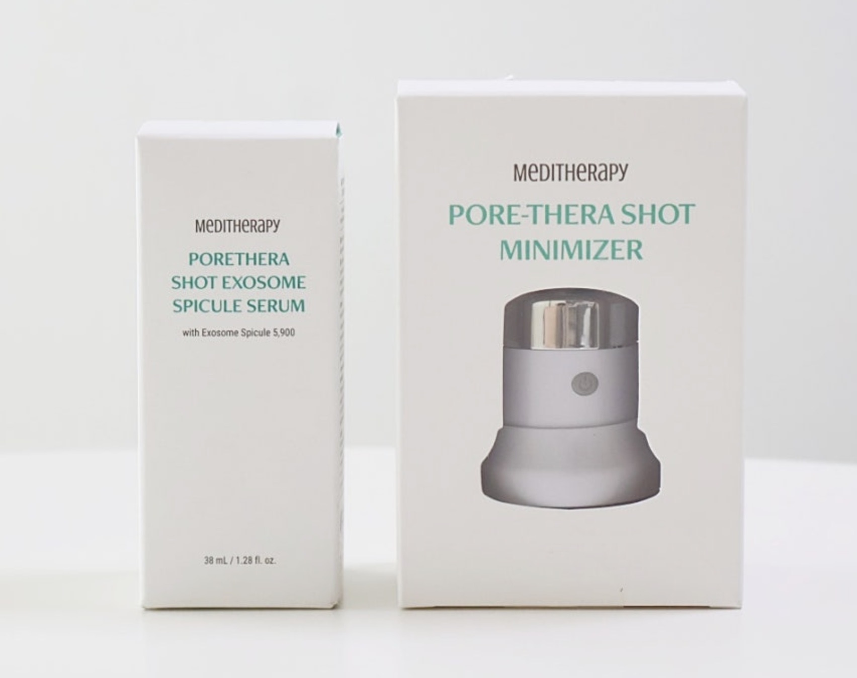 New and unopened Meditherapy Pore Thera Shot Exosome Spicule Serum, EMS facial device【parallel impor