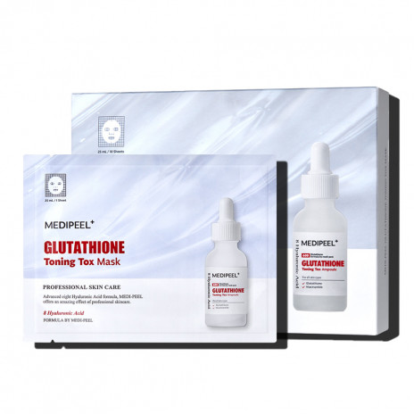 (10pcs)[MEDI-PEEL] Glutathione Toning Tox Mask - 1pack8809941822410 EXP.2027.03.26