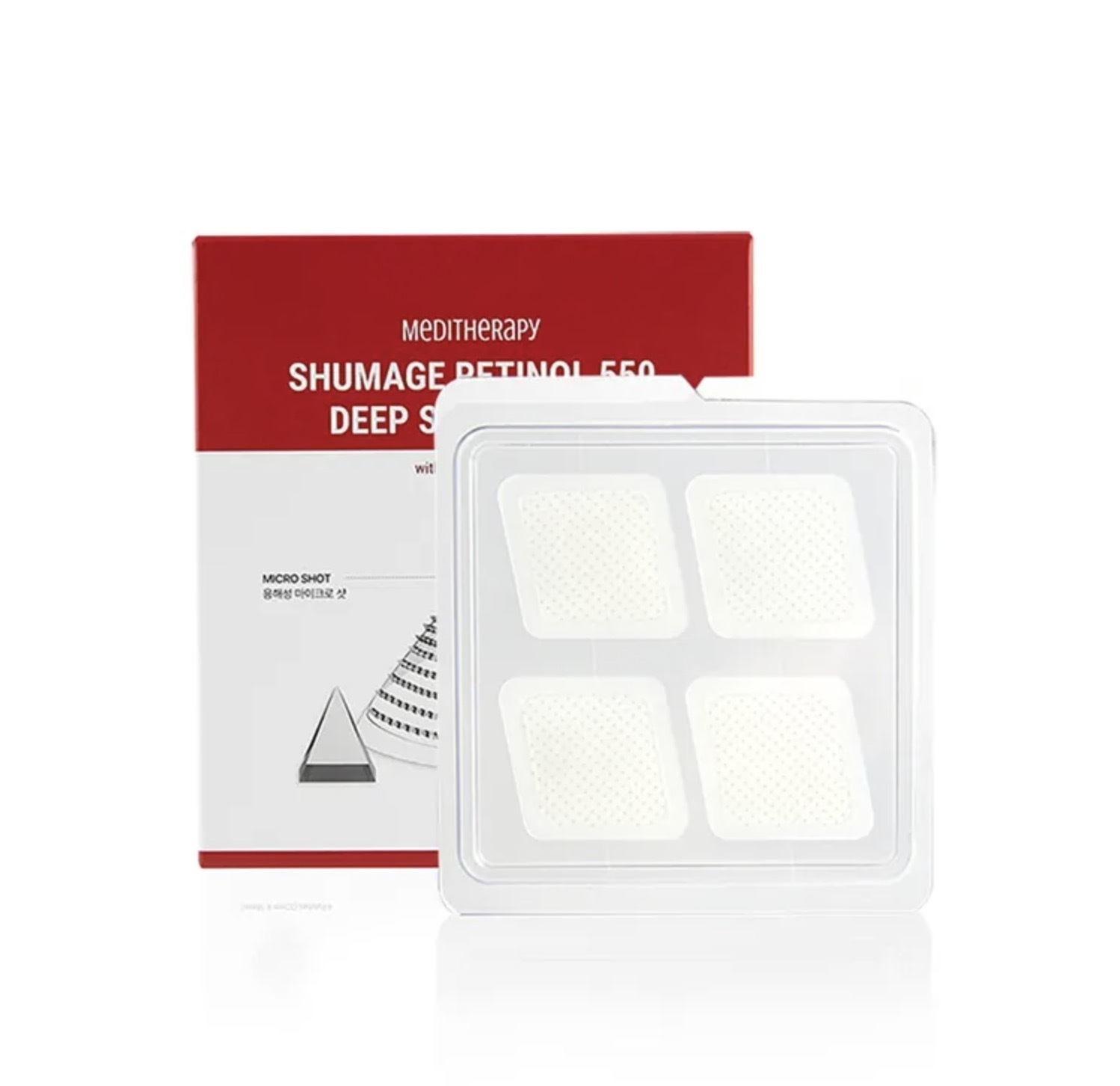 SHUMAGE RETINOL 550 DEEP SHOT PATCH  4pcs8809606773149 exp.2027.01.15