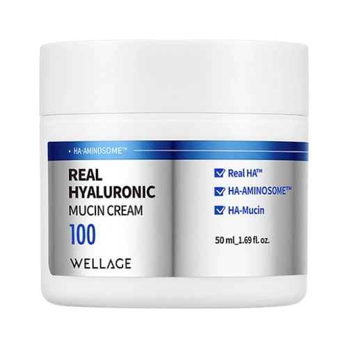 WELLAGE REAL HYALURONIC MUCIN CREAM 50ML8809619273032 EXP.2027.04.18