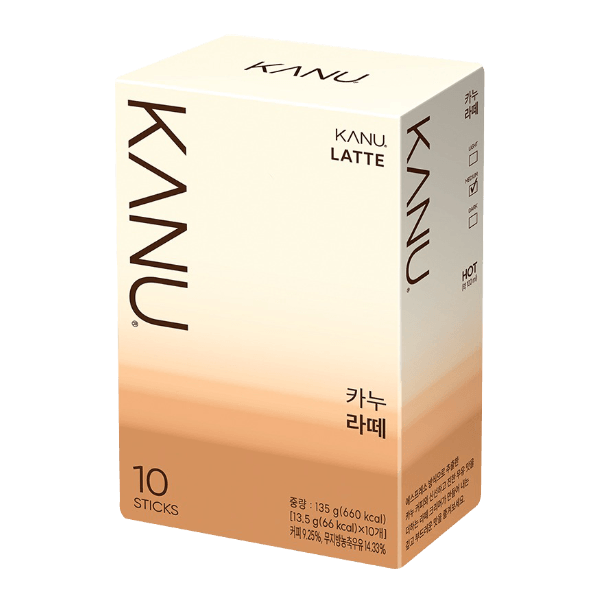 Maxim Kanu Latte 10 Sticks  (135g)8801037066777 EXP.2026.07.22