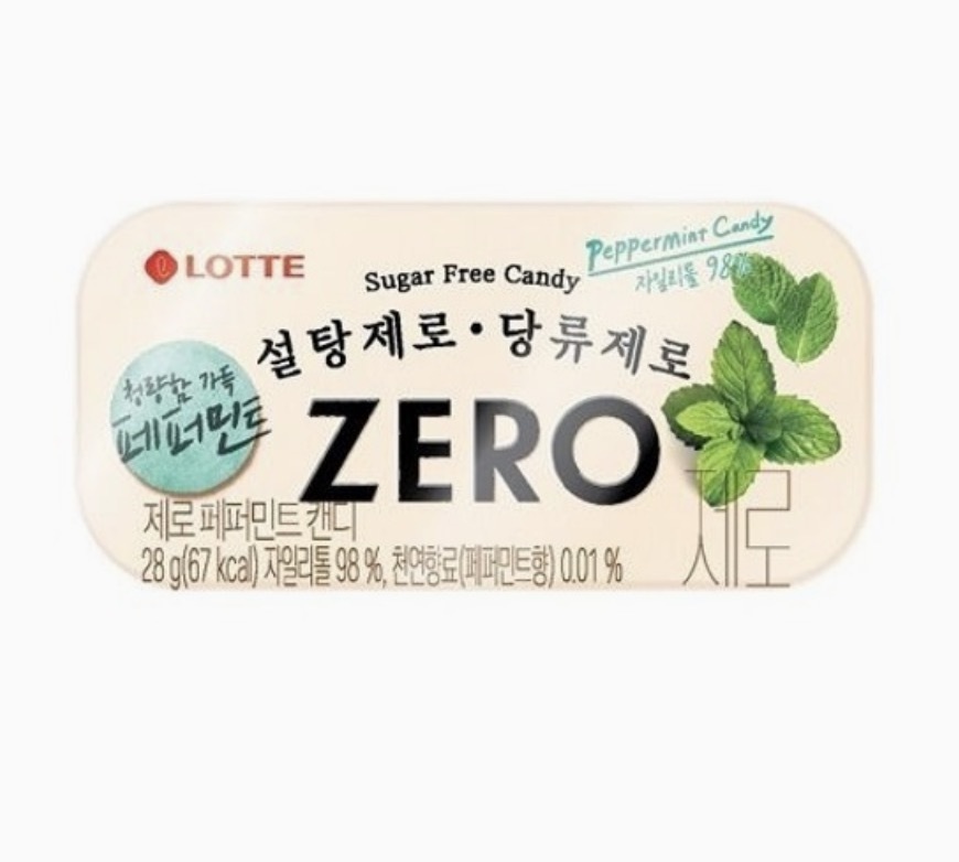 Lotte Zero Peppermint Candy (28G)8801062857968 EXP.2026.02.23