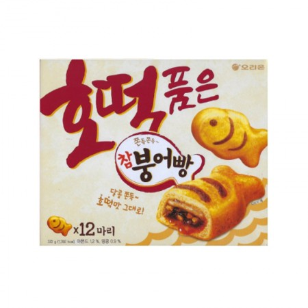 ORION Fish Shape Cake Fried Peanut Korean Pancake Flavour 372g 8801117563509 EXP.20