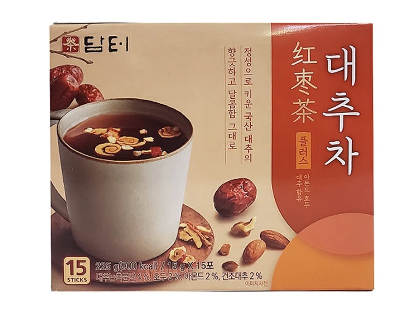 Damt Jujube Tea 15 bags8809257330890 EXP.2026.10.10