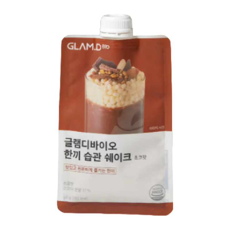 【1pc】GLAM.D - Light Meal Shake Chocolate Flavor 40G [  ]8809517412861 EXP.2026.12.12