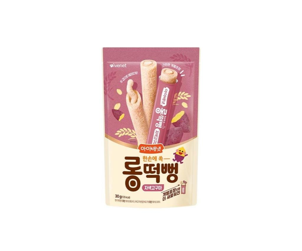 ivenet - Long Brown Rice Snack Roll (Sweet Potato) 1pcs8809360920063 exp.2025.12.19