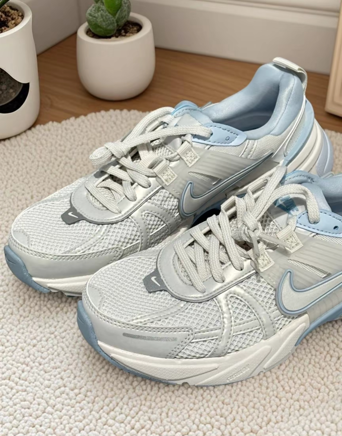 Nike V2k Run 寶寶藍 白灰色 復古 老爹鞋 慢跑鞋 FD0736-009/預購