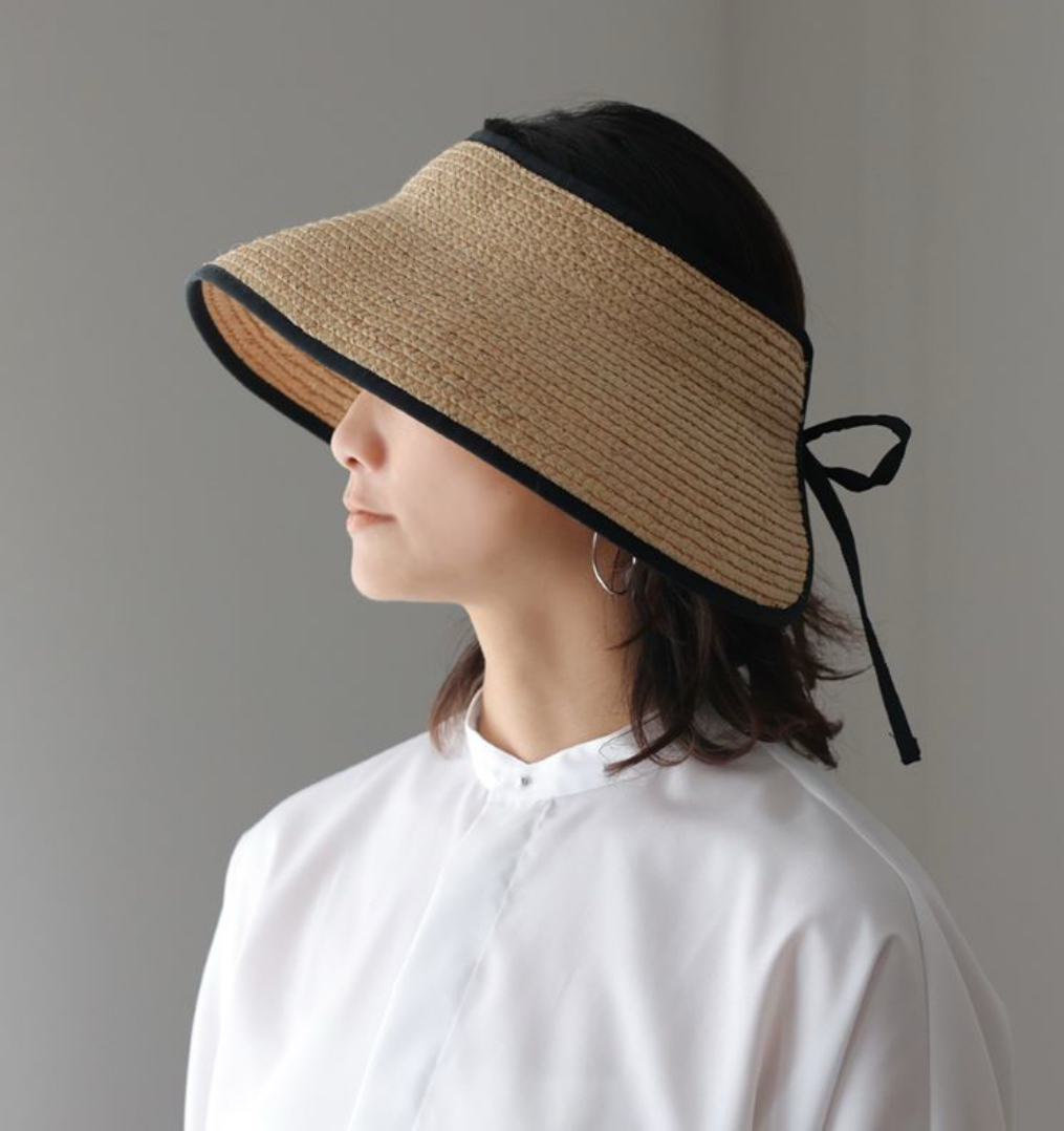 Shesay 小巧的揹帶蝴蝶結遮陽板帽子10