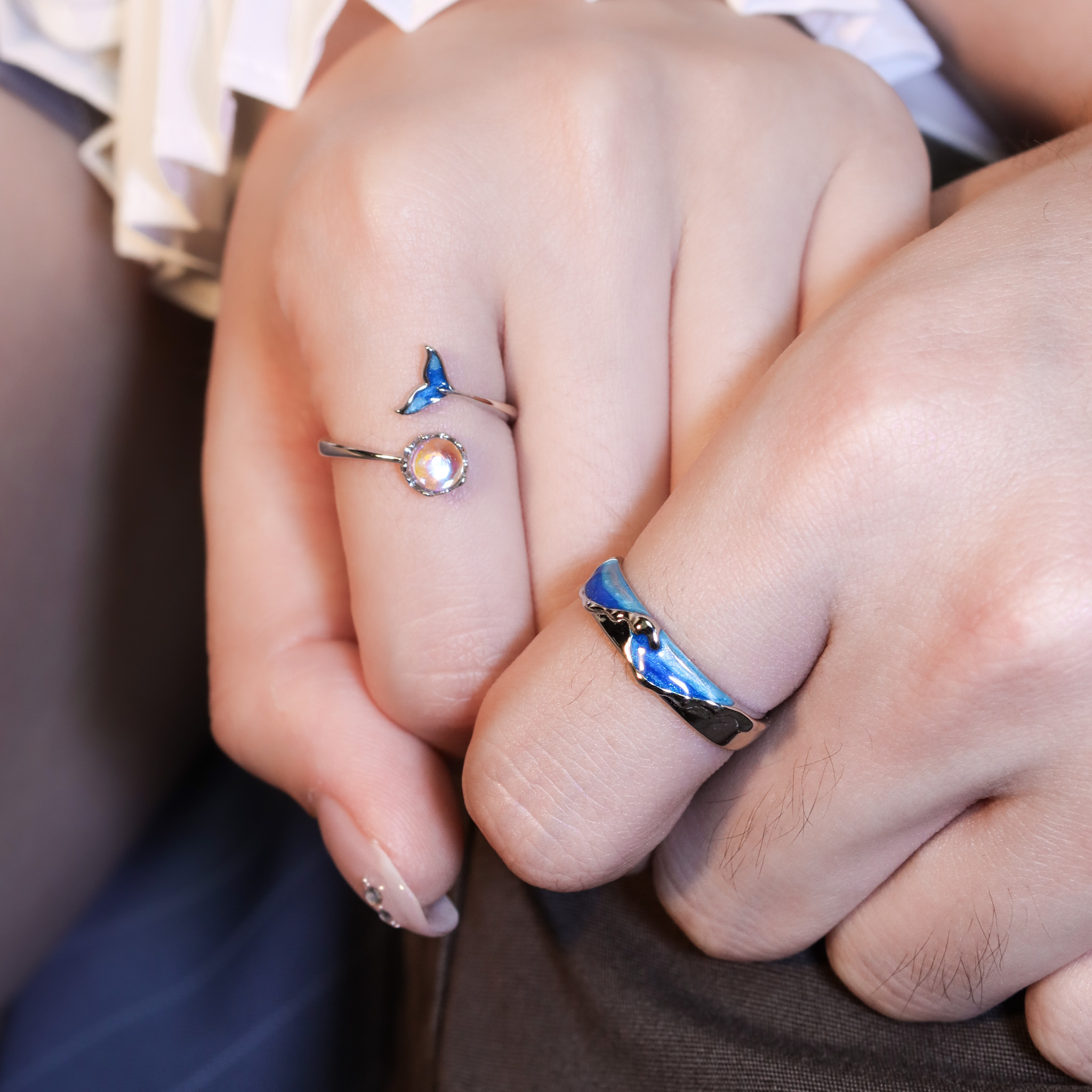 | 925銀・白金・琉璃 | 勇氣專一小諾情侶戒指 （男款 /女款）  | RI0845 |