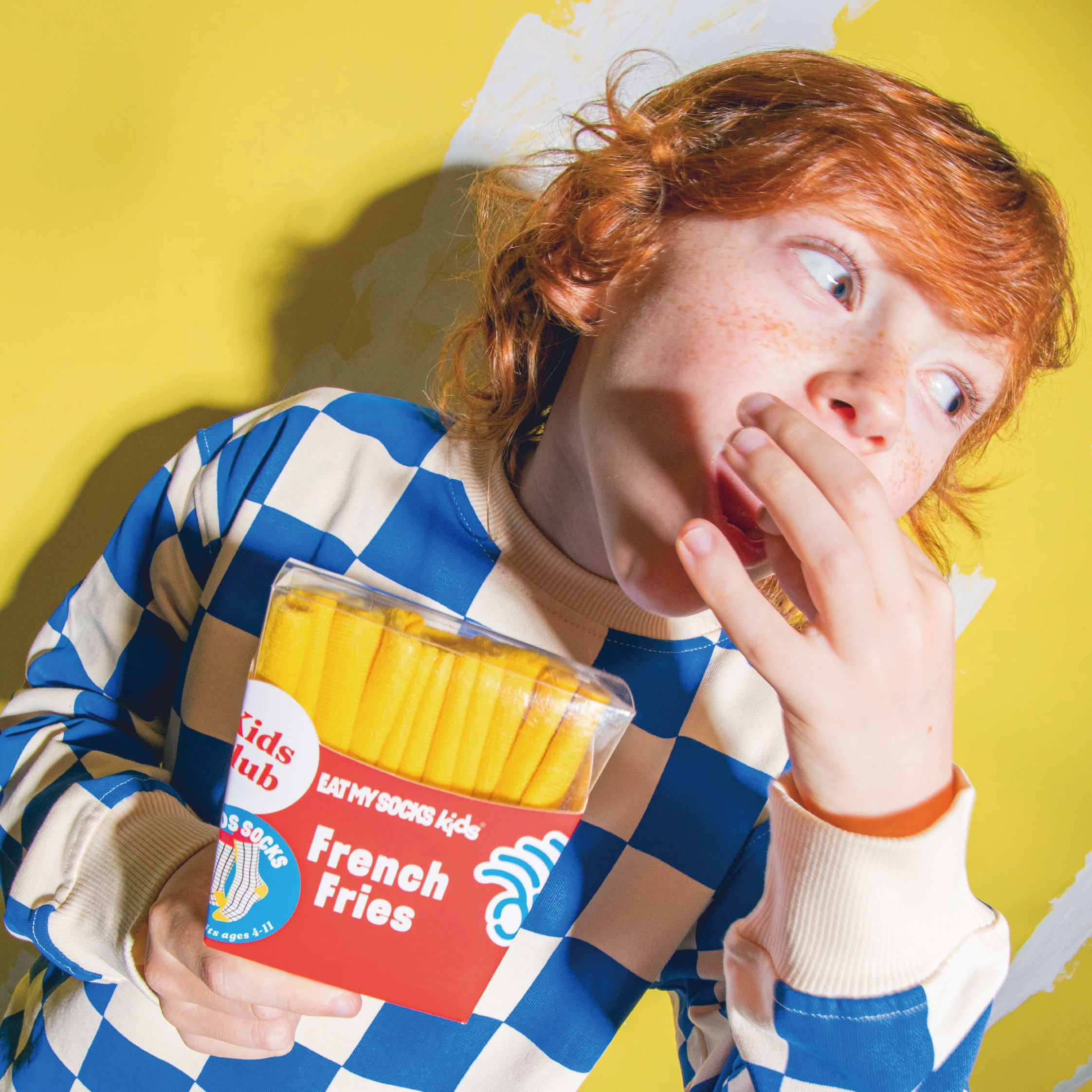 EAT MY SOCKS KIDS｜兒童襪子｜薯條