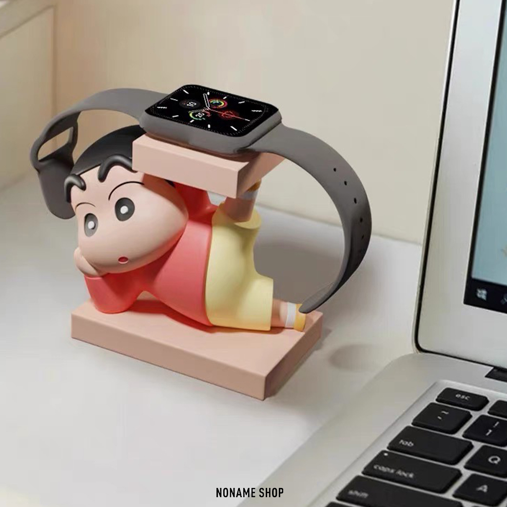 卡通人物 APPLEWATCH 小米 通用 手錶 充電器 支架 充電底座 蠟筆小新/馬力歐/胖虎/傑利鼠