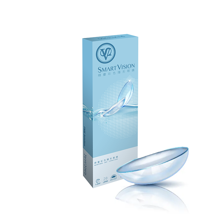 睛靈彩色隱形眼鏡水藍片(20片)