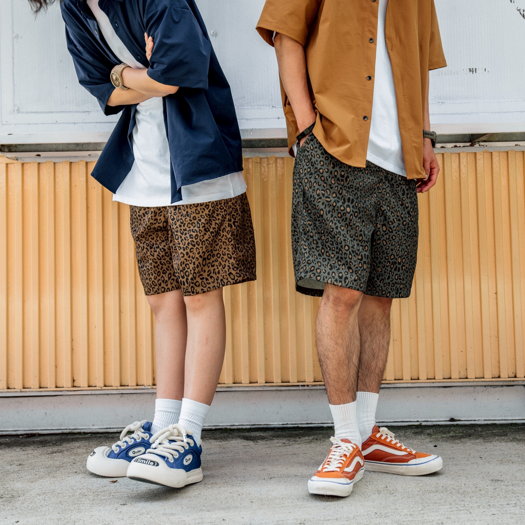 SBG 豹紋寬鬆短褲 SB378