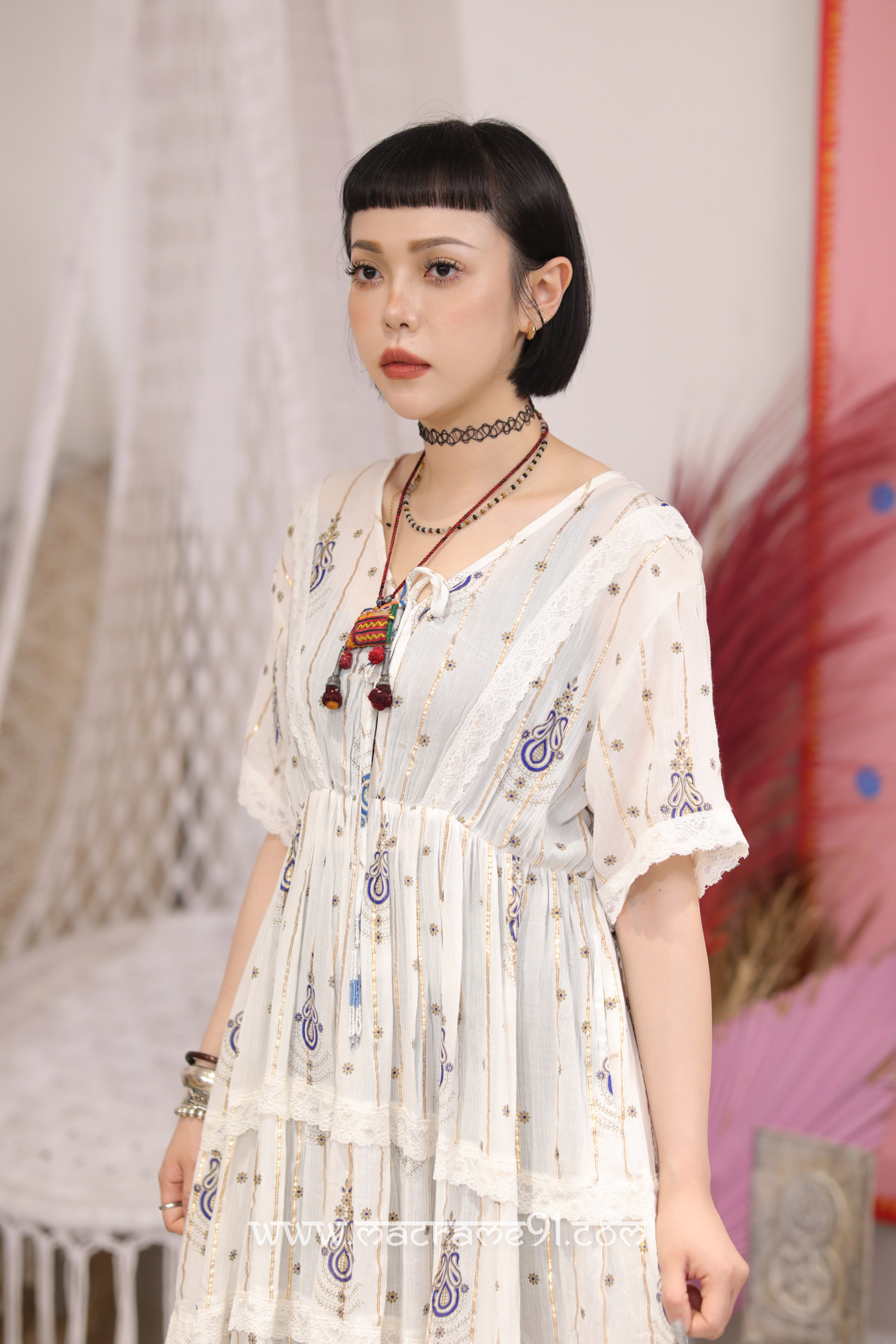 Macrame 中長裙 - M3313R (0812)