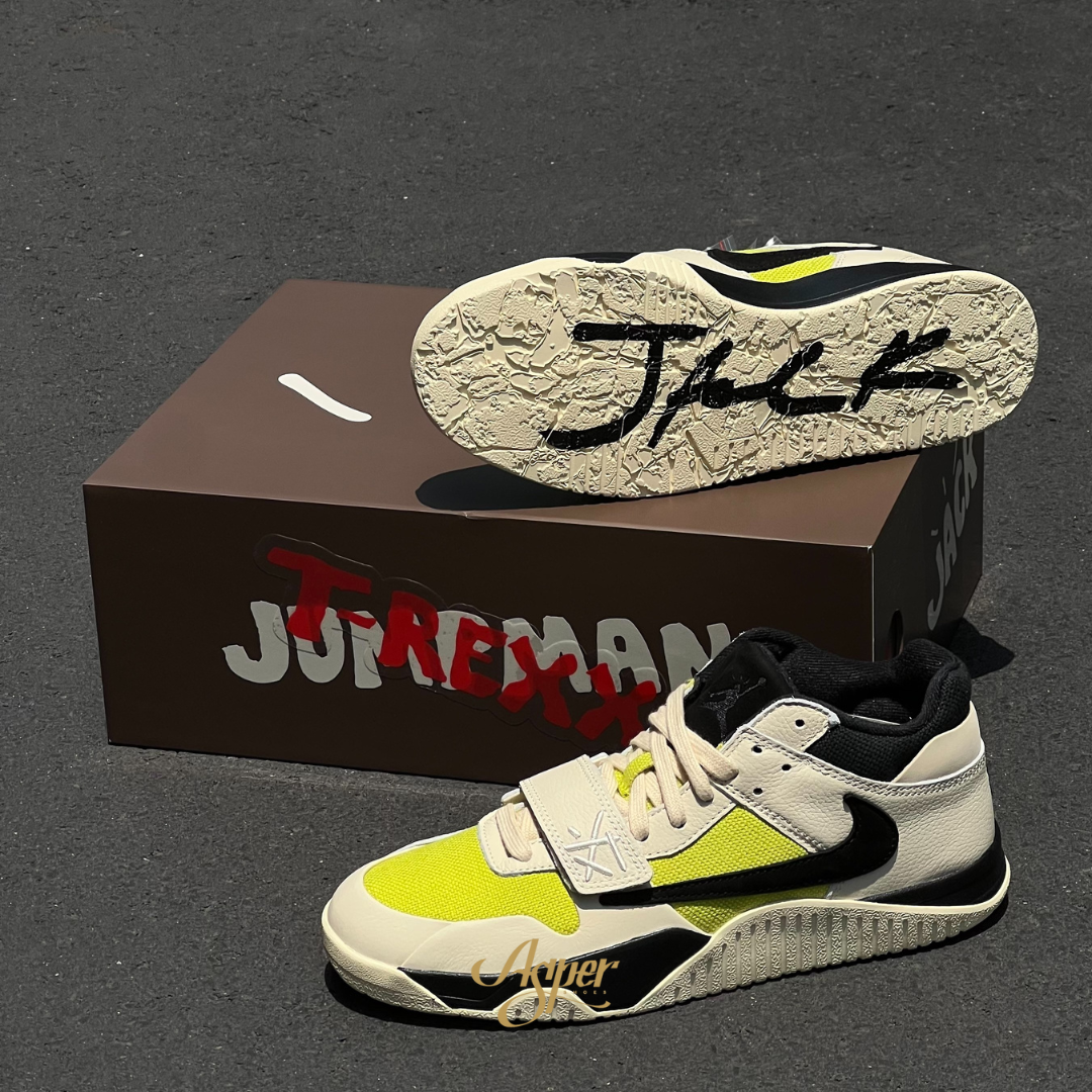 【代購商品】Travis Scott x Jordan Jumpman Jack TR “Bright Cactus” 螢光綠 倒勾 帆布 FZ8117-102