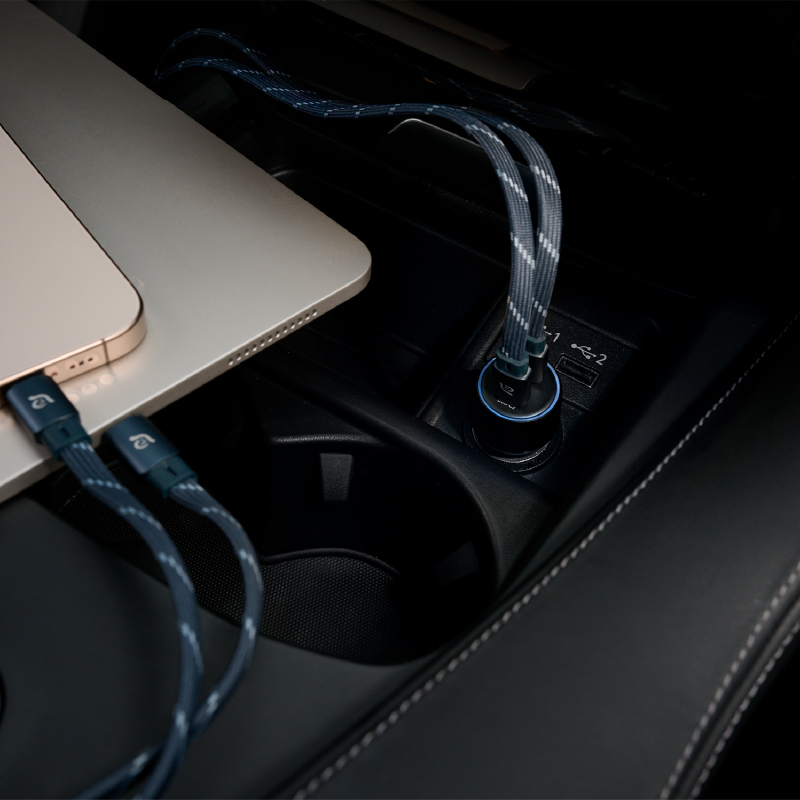 C40 40W Fast Dual USB-C Car Charger