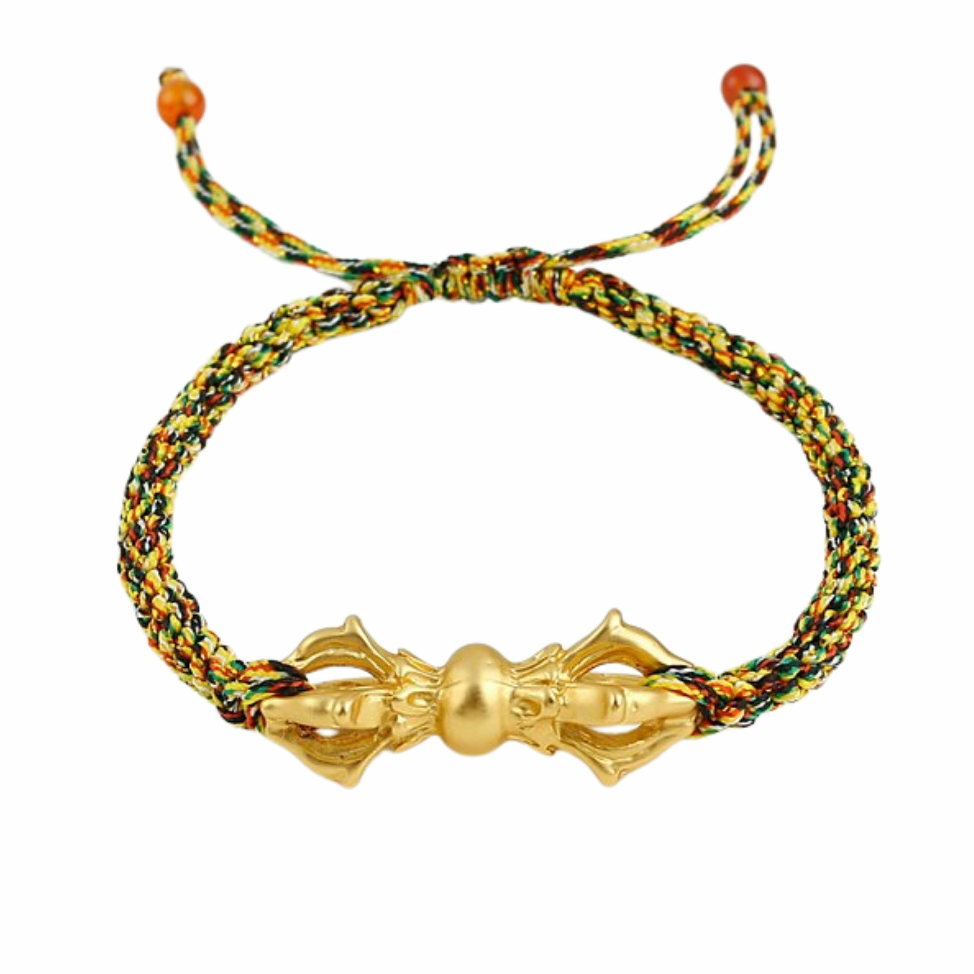 【風水好好玩】金剛杵五色編繩手鍊 (消災除穢/保平安/避邪擋煞)