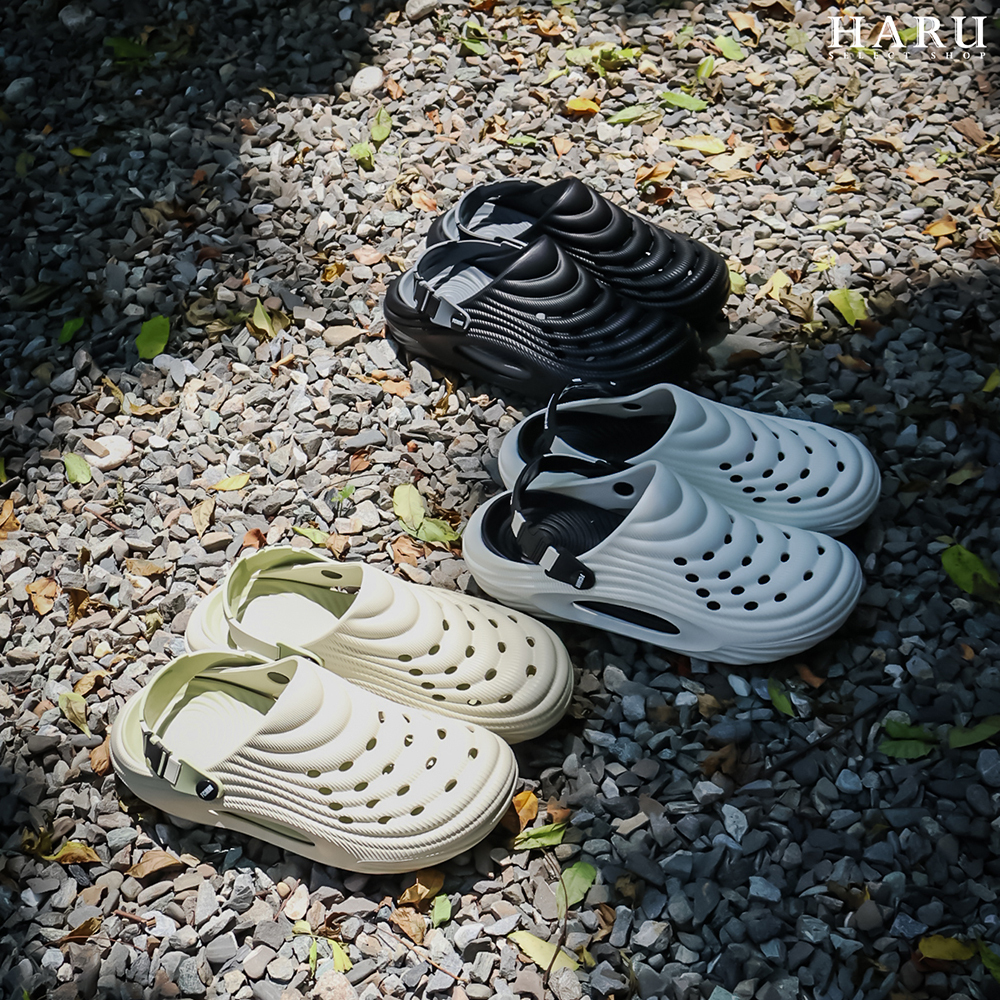 韓國 FCMM EVA 防水 包頭平底透氣涼鞋 拖鞋 踩屎感 兩用洞洞鞋