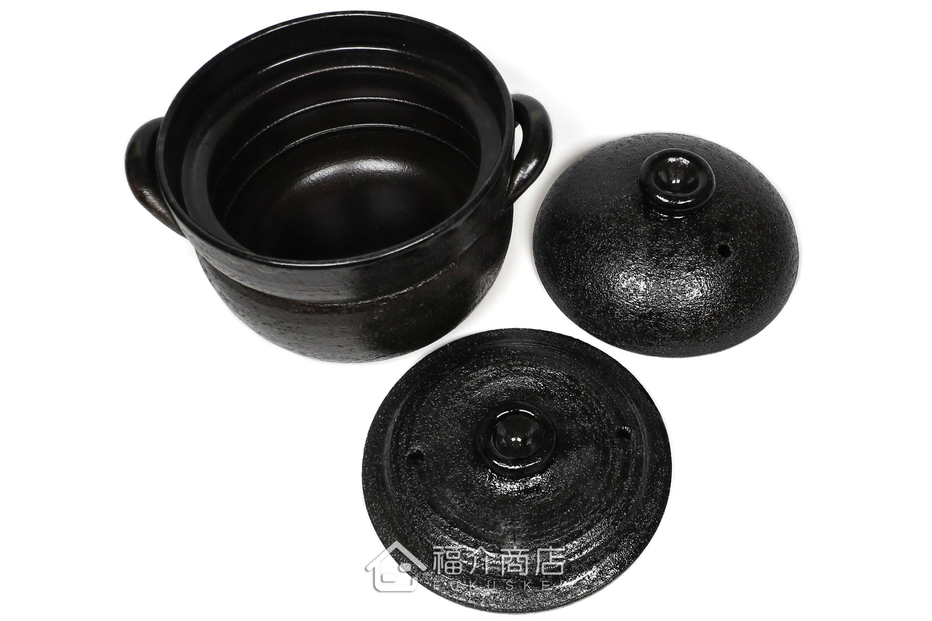 煮飯用陶瓷材質的飯鍋