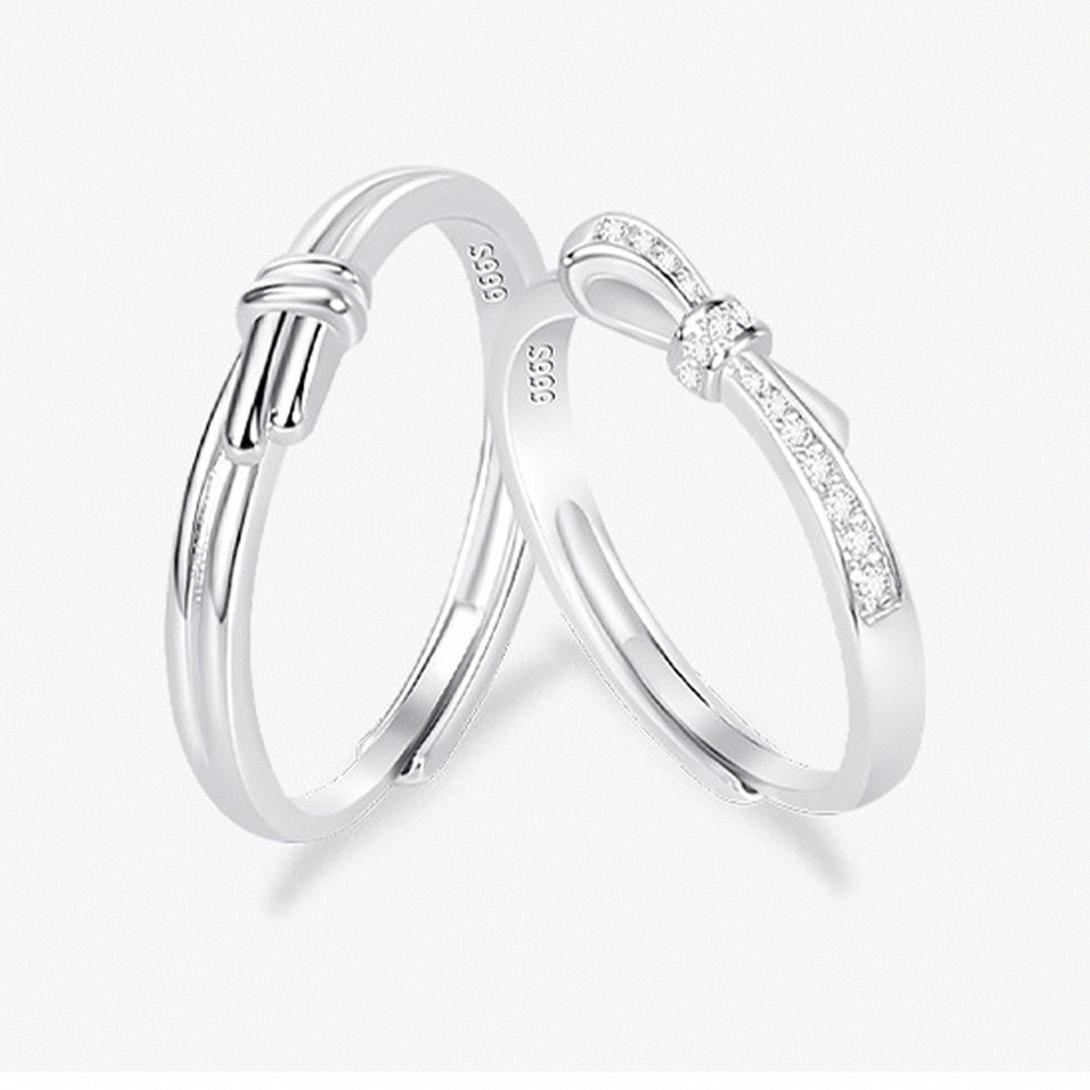 純銀戒指 情侶對戒 開口戒指 對戒 細戒指 男戒指 銀戒指 女戒指 ins戒指 輕奢戒指 女生飾品 送女友 禮物 126