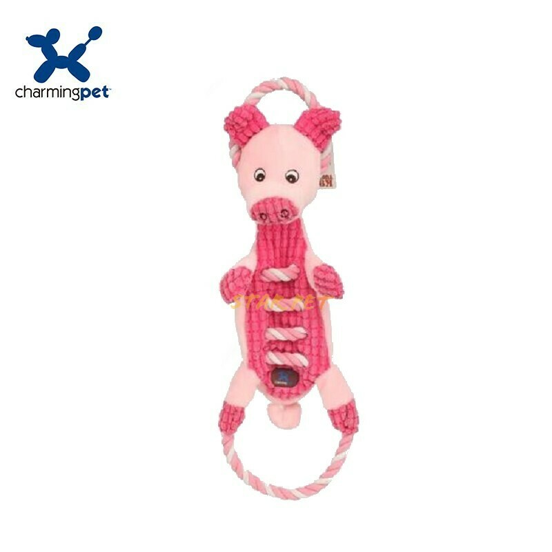 Charming Pet - Ropes-A-Go-Go Piggy Dog Toys