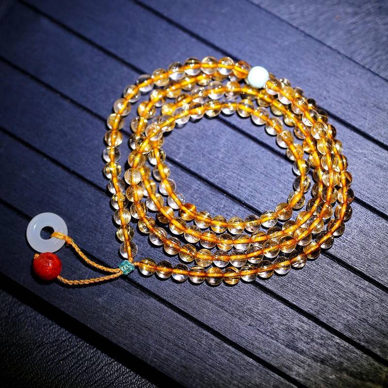 手鍊 手串 念珠 和田玉手串 多圈手鍊 女手鍊 金髮晶 南紅瑪瑙 平安手鍊 招財手鍊 水晶手鍊 女生飾品 禮物 056