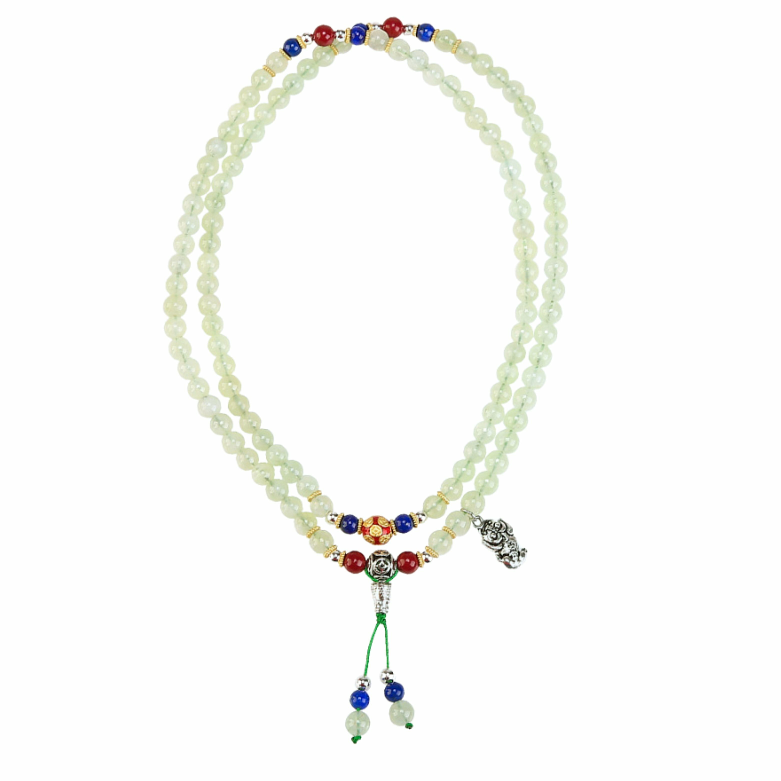 【風水好好玩】凝聚希望葡萄石念珠 (招正財/事業運/功名考運)