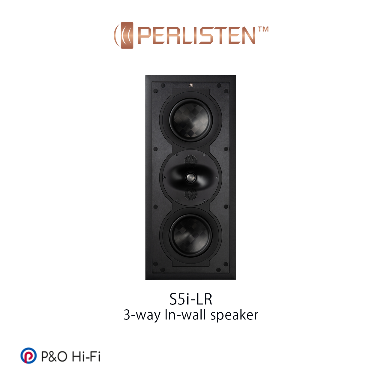 PERLISTEN S5i-LR 3 路分音嵌入式喇叭 (一件)