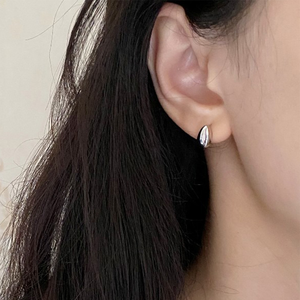 純銀耳環 水滴耳環 純銀耳釘 韓國耳環 日系耳環 小耳環 耳釘 ins耳環 耳飾 銀耳環 女生禮物 生日禮物 031