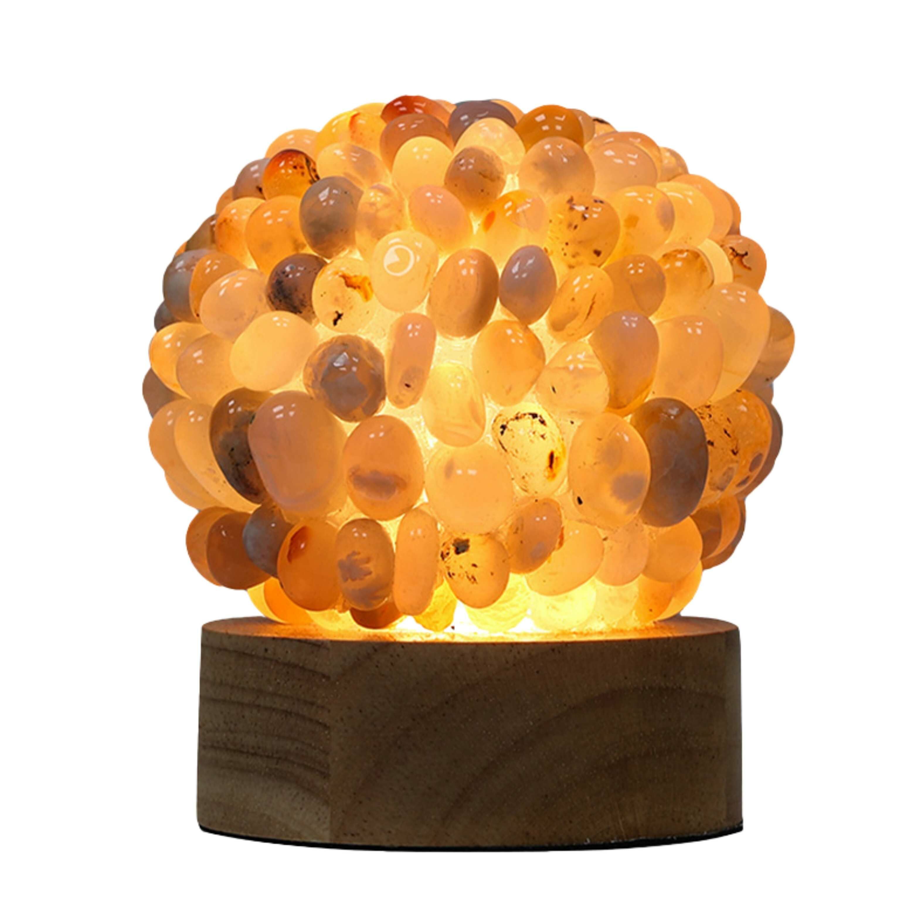 【風水好好玩】祈願櫻花瑪瑙招福燈 (招貴人/招財/保平安)