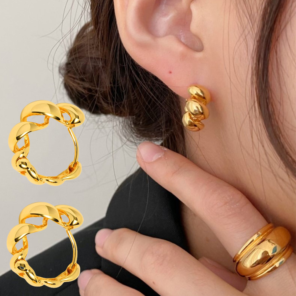 螺旋耳環 麻花耳環 純銀耳環 歐美耳環 韓國耳環 耳骨 耳扣 耳飾 銀飾 個性耳環 女生禮物 情人節禮物 023