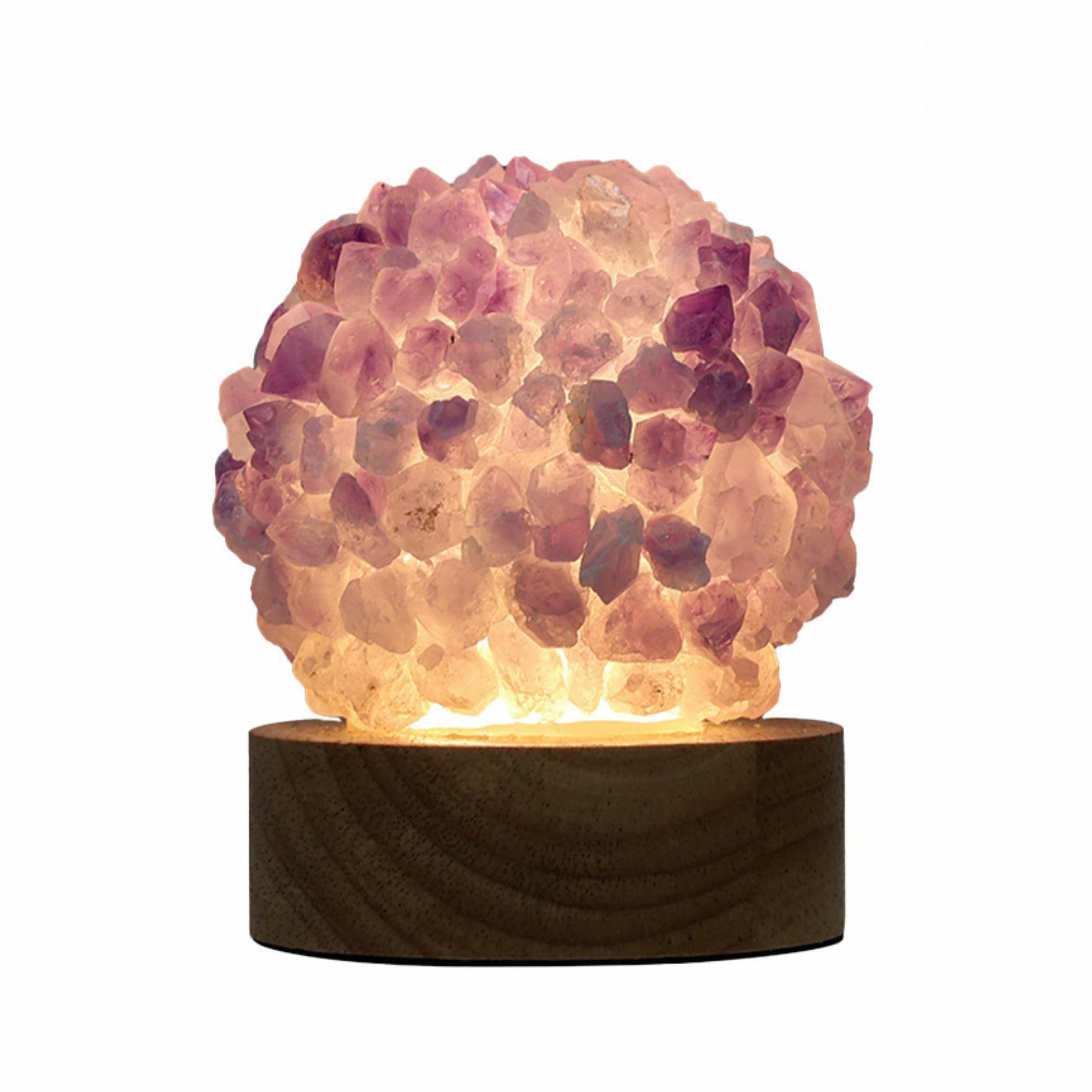 【風水好好玩】凝聚紫水晶貴人燈 (招貴人/好人脈/開智慧)