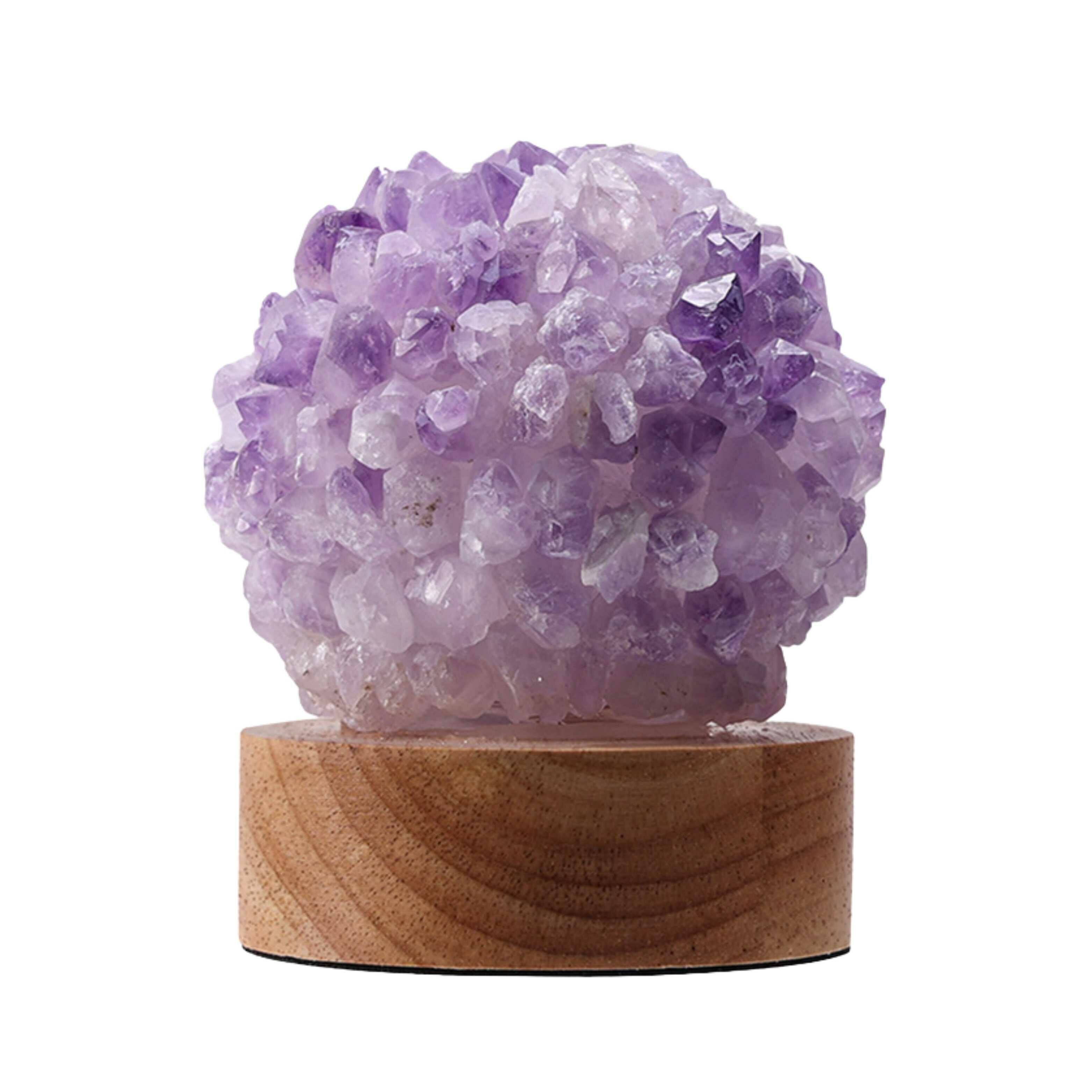 【風水好好玩】凝聚紫水晶貴人燈 (招貴人/好人脈/開智慧)