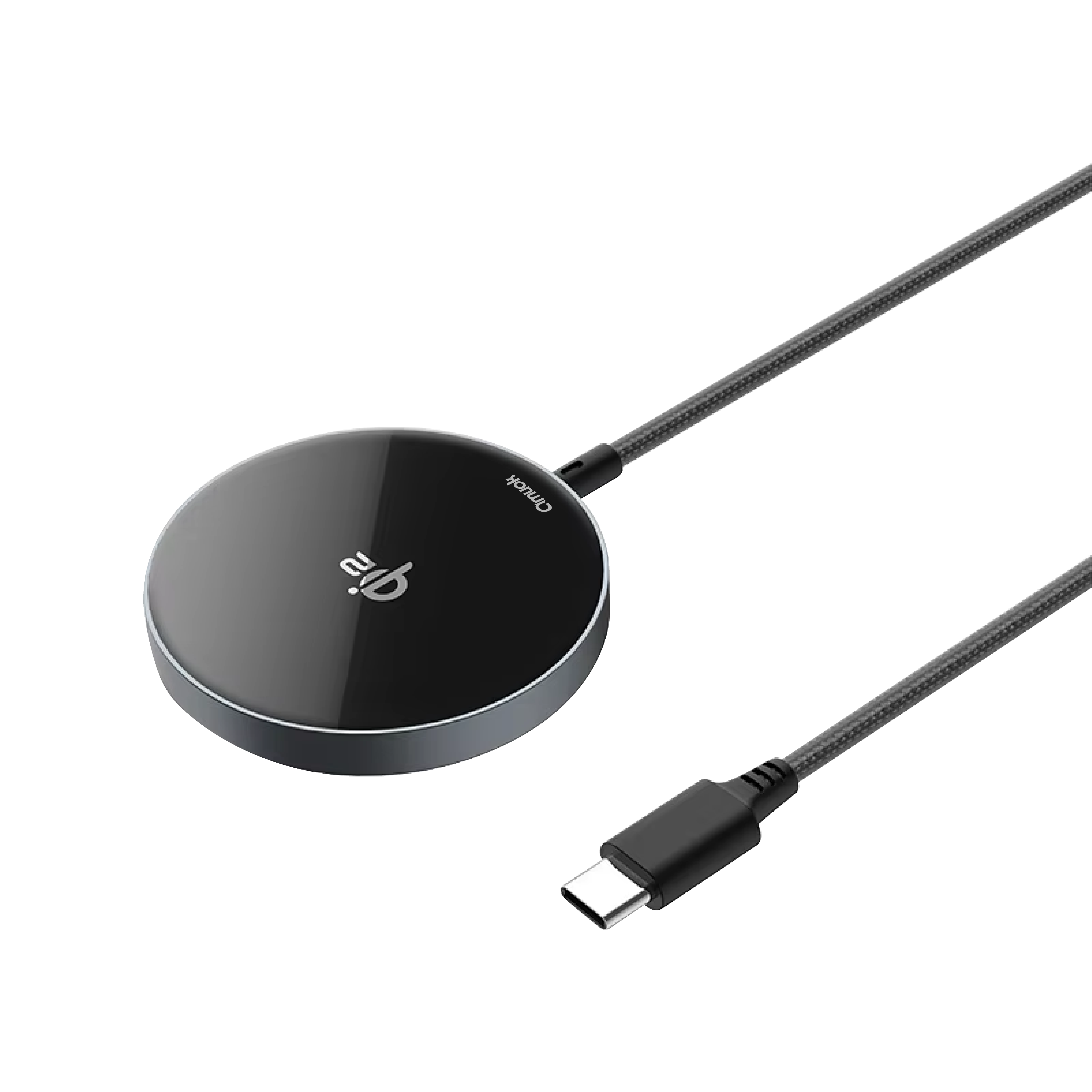 【amuok】Qi2認證 極簡mini 磁吸無線充電器(自帶線)