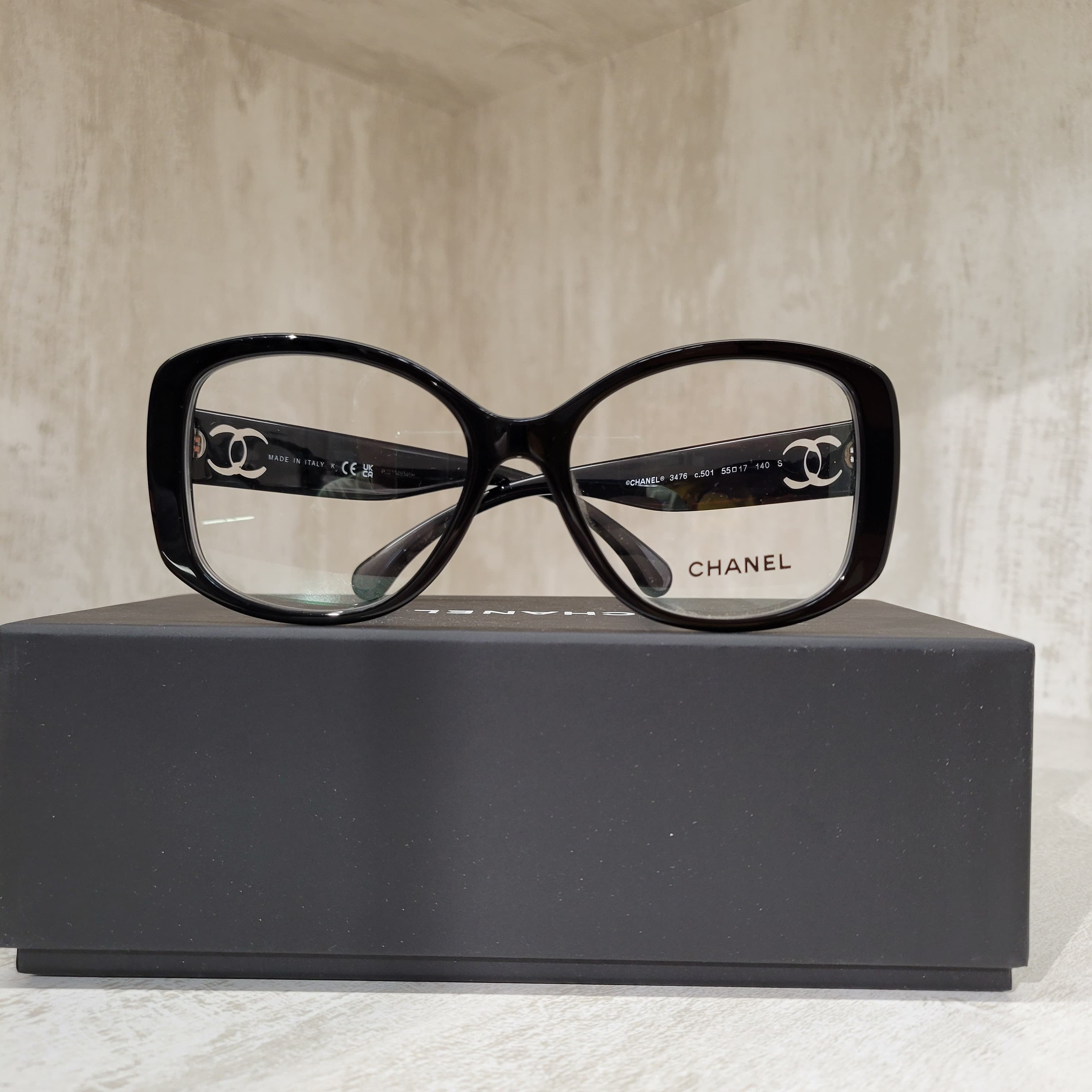 CHANEL CH3476 平光眼鏡 透明CC LOGO