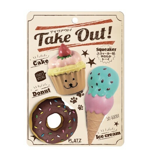 PLATZ-草莓杯子蛋糕啾啾玩具