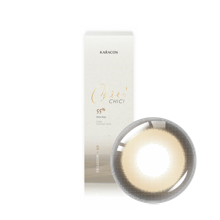 卡拉瞳chicolor彩色日拋綺麗棕(10片)