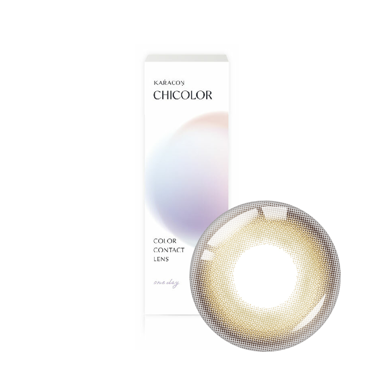 卡拉瞳chicolor彩色日拋暖心棕comfort brown (10片)