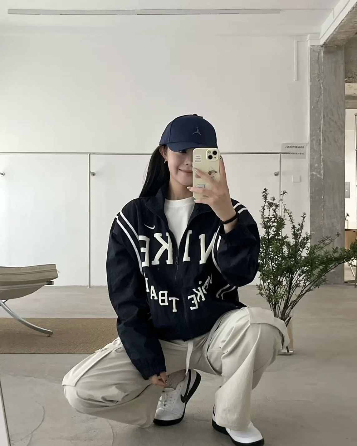 <降價優惠>Nike Basketball 美式 復古 風衣 外套 深藏青