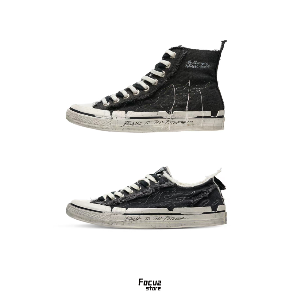 【Focus Store】預購 NDPD x Xvessel G.O.P Lows / High "Back to Future" 回到未來 聯名款 做舊系列 解構鞋